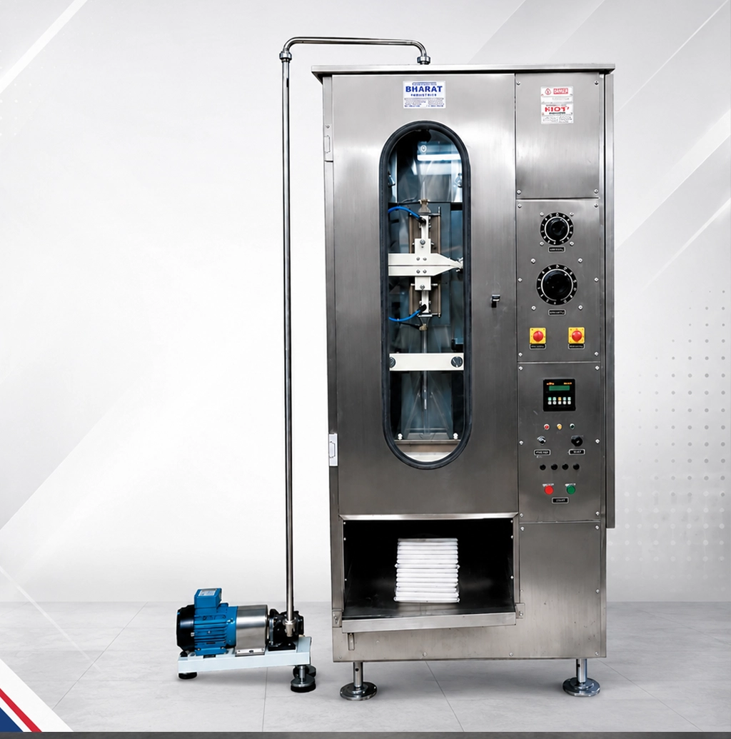 Automatic plastic pouch packing machine