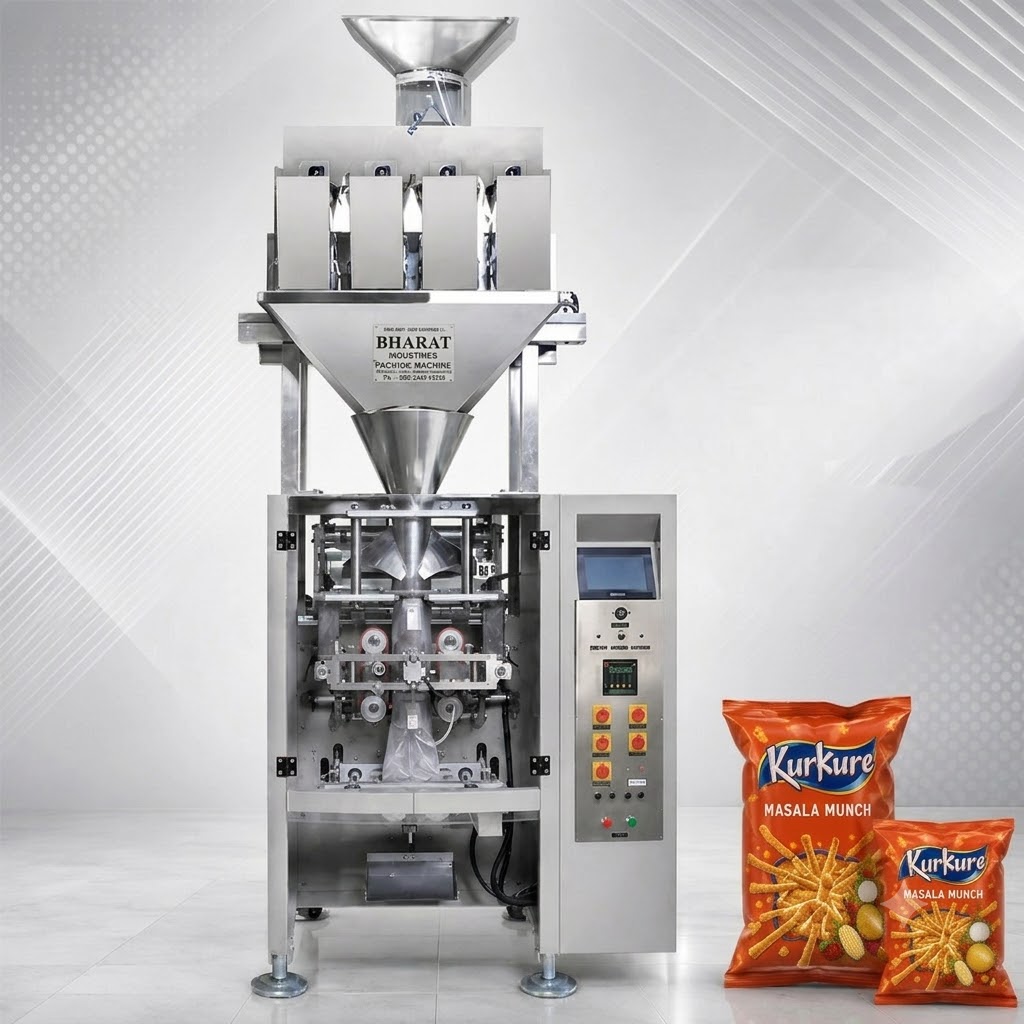 Automatic Four Head Weighing Granule Packing Machine Manufacturers in Pune